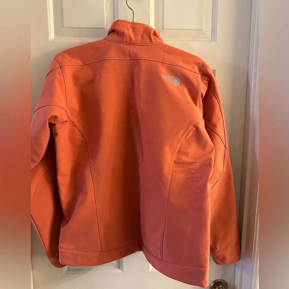 The North Face Vibrant Orange Softshell Jacket - Picture 2 of 3
